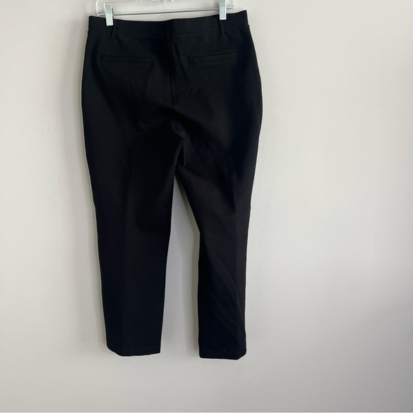 Quince Ultra-Stretch Ponte Straight Leg Pant in Black Women's Large Petite PL - Picture 3 of 6